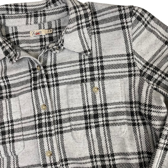 Faherty Legend Sweater Shirt Snowonder Plaid Medium - Picture 8 of 15